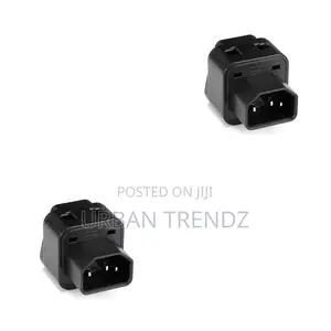 Tronic Black Adapter Plug Iec C14 10A 250V | Ad 1001-Bk