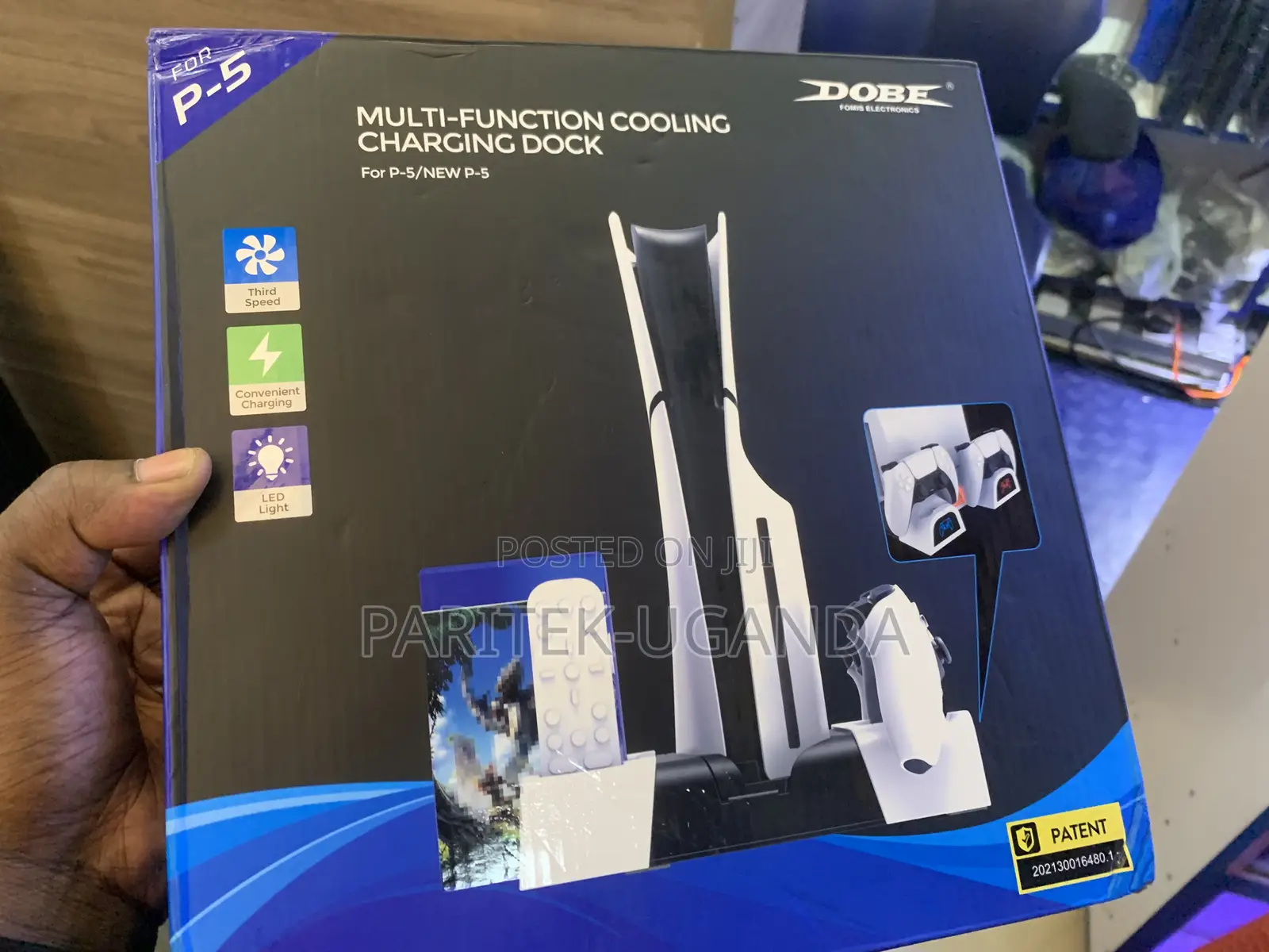 Charging Stand With Cooling Fan For PS5