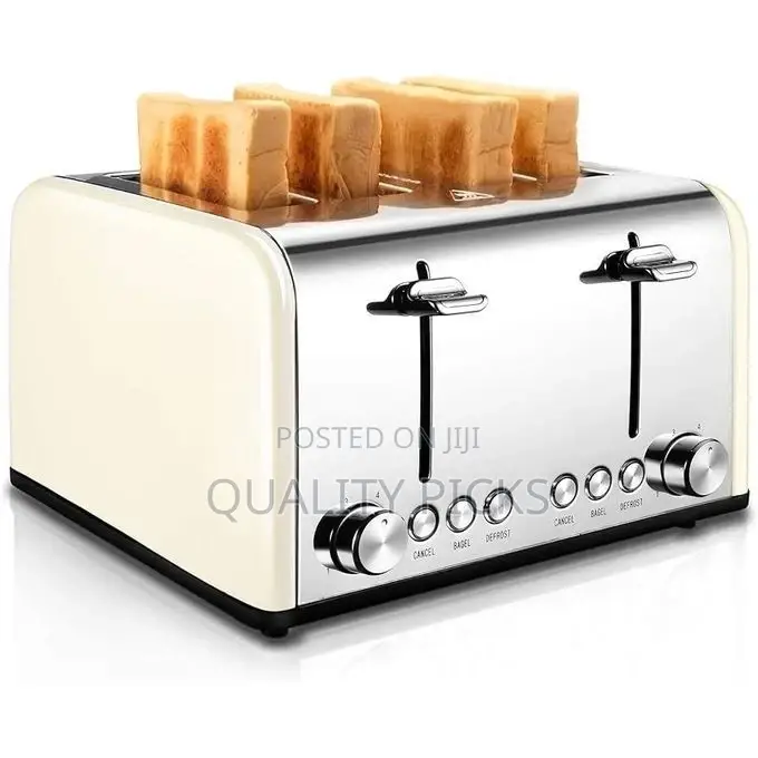 Commercial Toaster Automatic Pop Up 4 Slice Stainless Steel