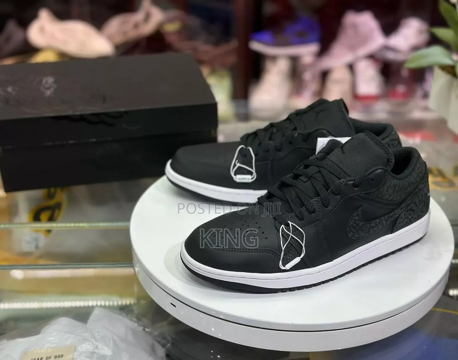 Elite Air Jordan 1 Low SE Black Elephant