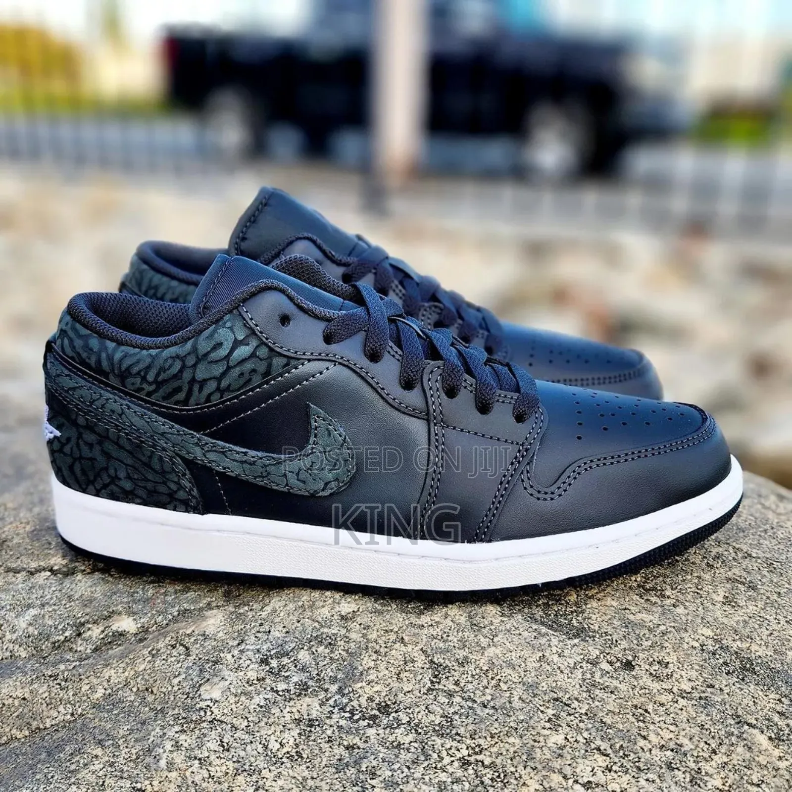 Lux Air Jordan 1 Low SE Black Elephant