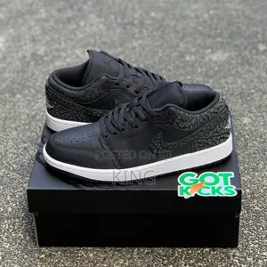 Verifiedair Jordan 1 Low SE Black Elephant