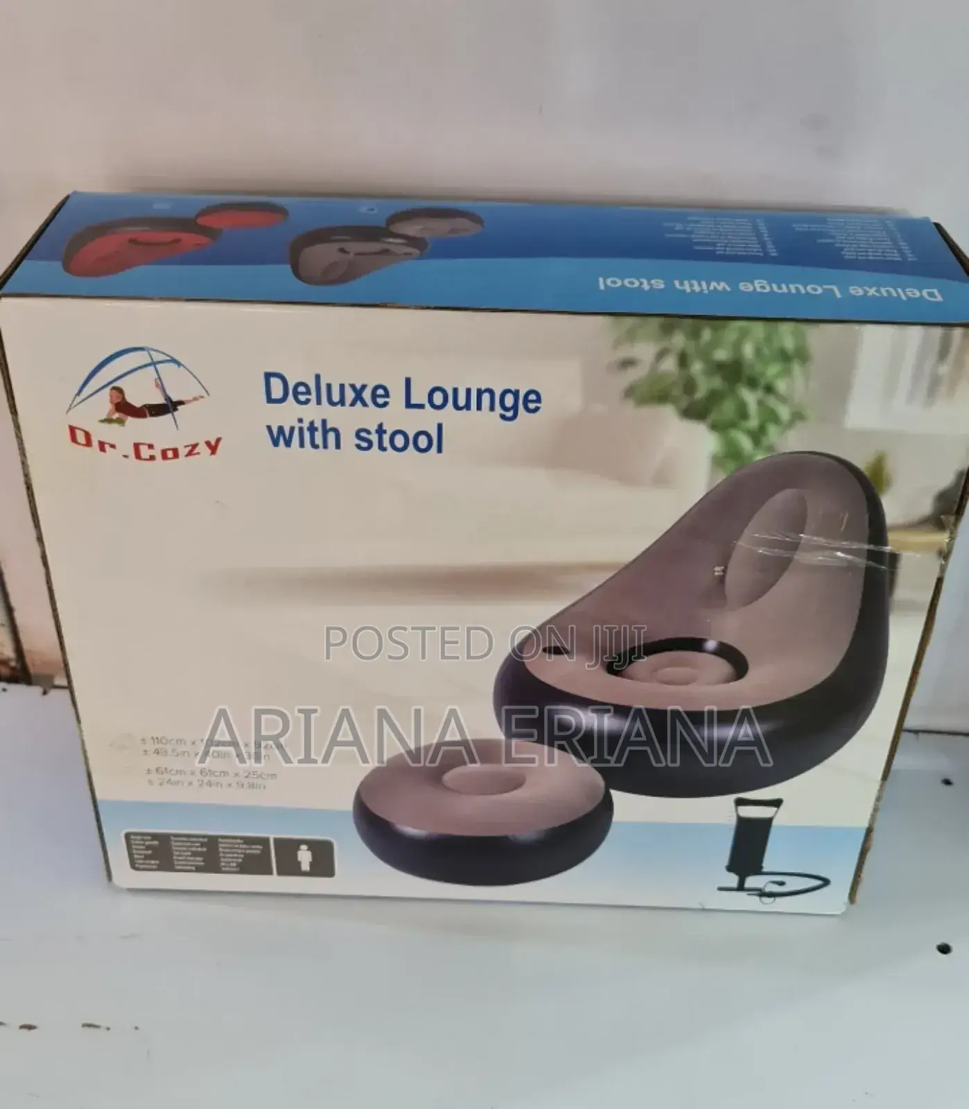 Dr.Cozy Deluxe Lounge Chair With Stool