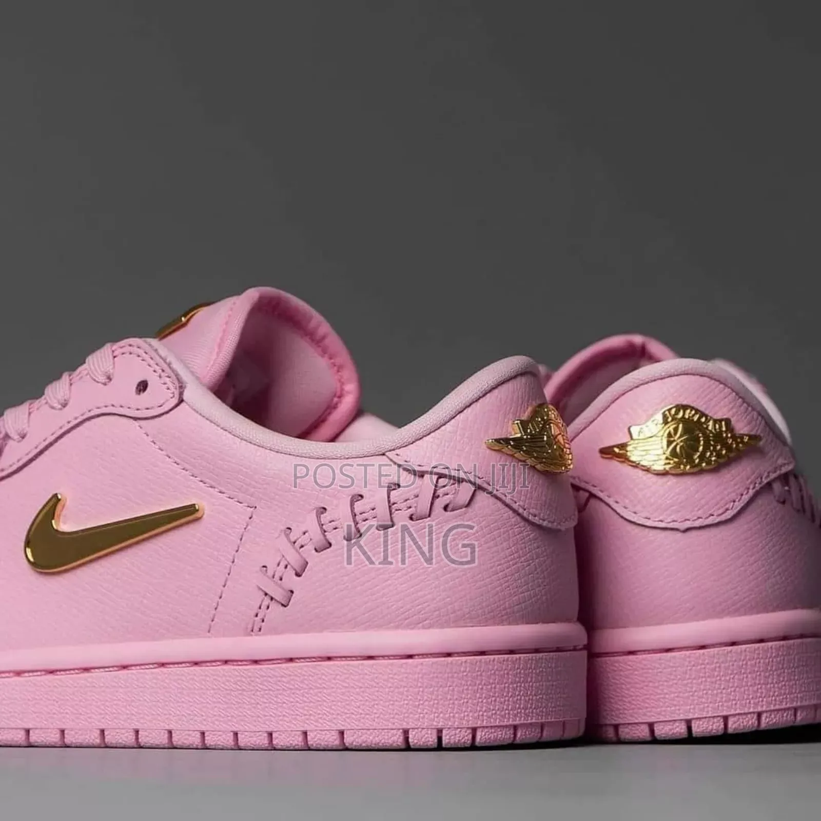 Icon Air Jordan 1 Low Method of Make" Perfect Pink Sneakers