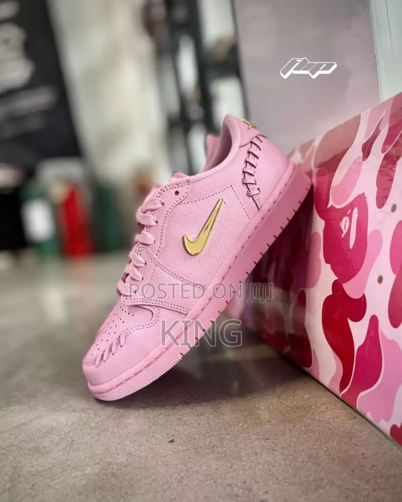 Icon Air Jordan 1 Low Method of Make" Perfect Pink Sneakers