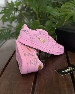 Right Air Jordan 1 Low Method Of Make" Perfect Pink Sneakers