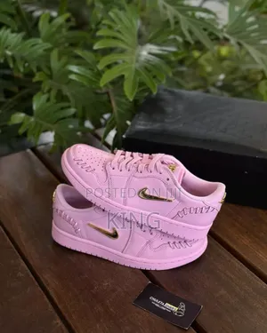 Chic Air Jordan 1 Low Method Of Make" Perfect Pink Sneakers
