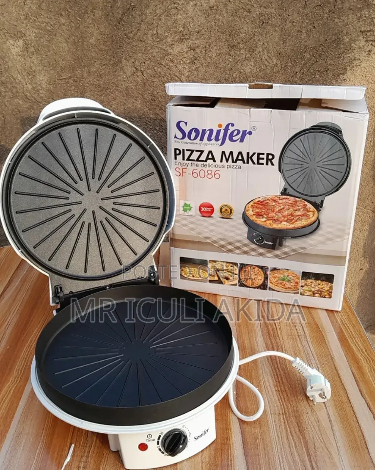 1500w 2in1 Sonifer Electric Pizza Sandwich Making Machine
