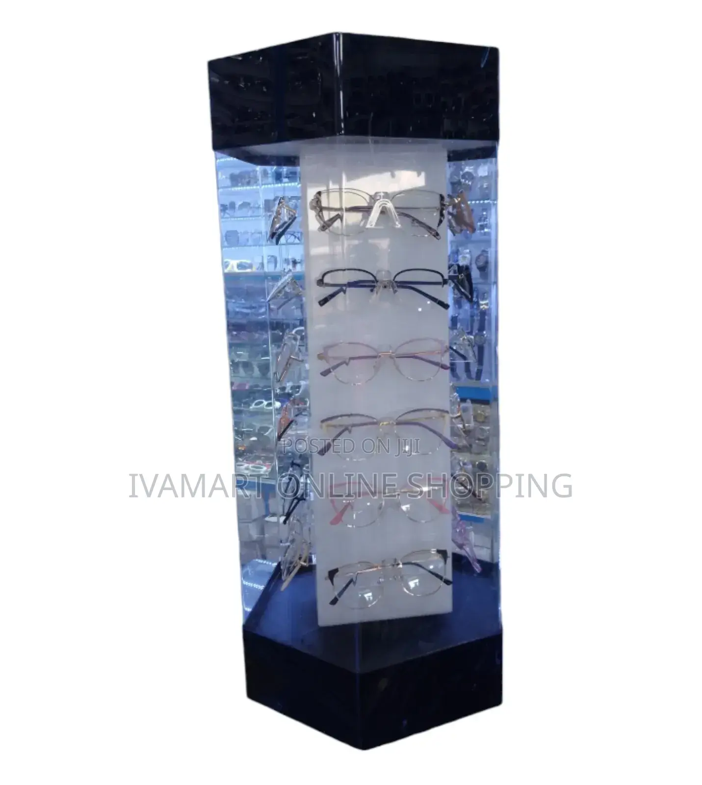 Electric Rotating Sunglasses Stand Holder
