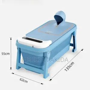 Folding Full-Body Autmatic Heating Deep Bath Tub Spa Bucket