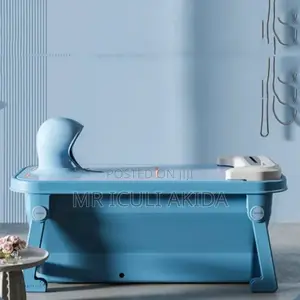 Folding Full-Body Autmatic Heating Deep Bath Tub Spa Bucket