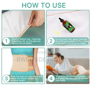 Jamaican Black Castor Oil Waist Wrap Kit