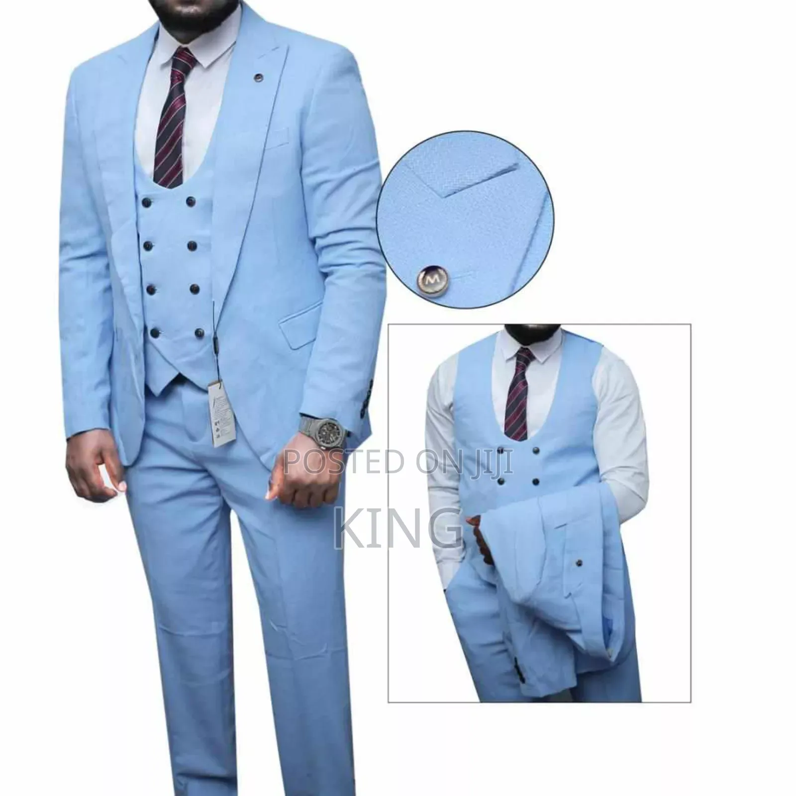 Sooth 3 Pieces Mens Suit Regular Fit