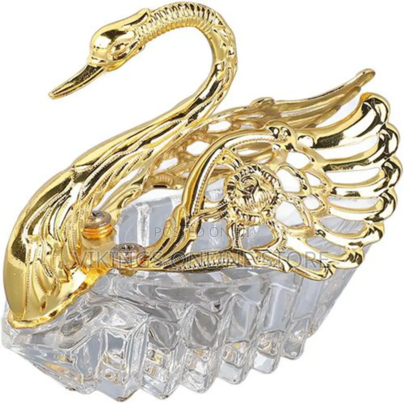 Swan Sugar Storage Jar Condiment Pot
