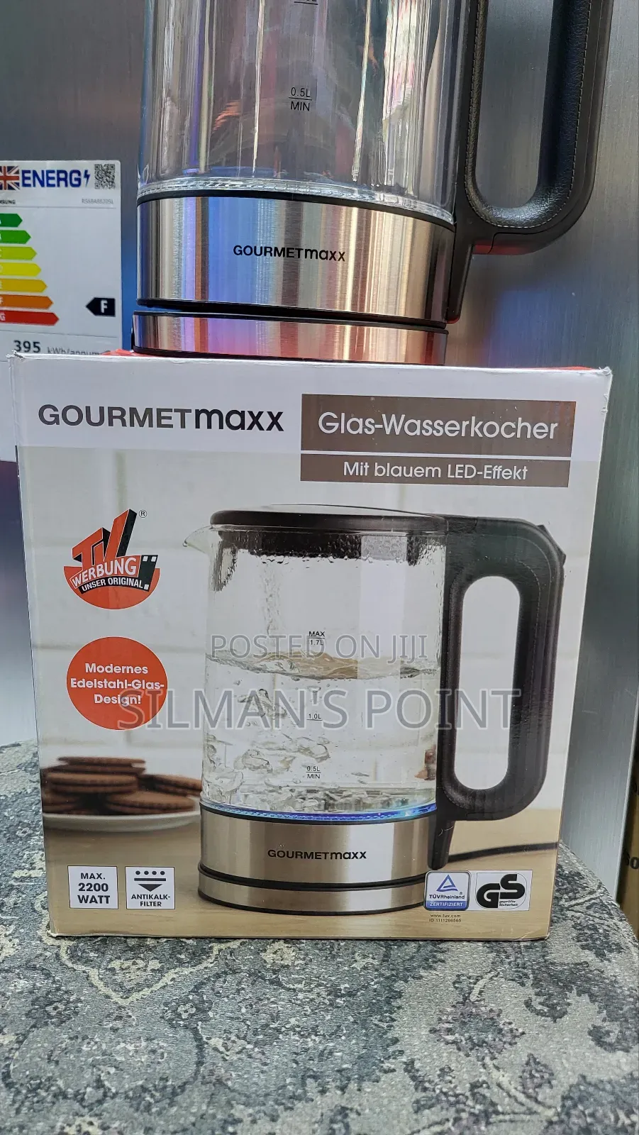 Gourmetmaxx Dutch Brand Glass Kettle