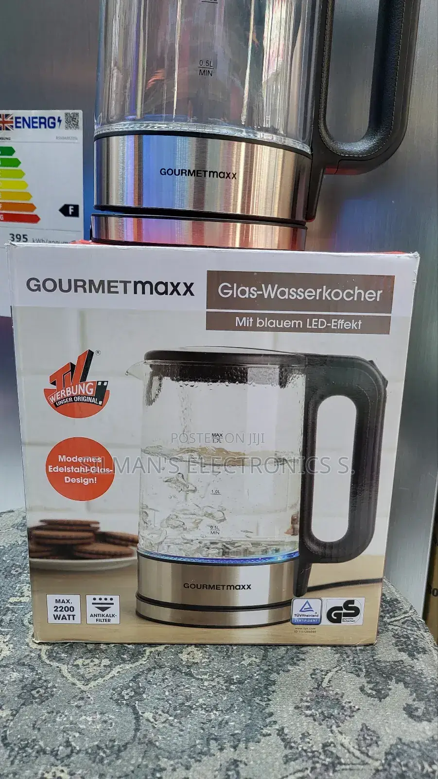 Gourmetmaxx Dutch Brand Glass Kettle