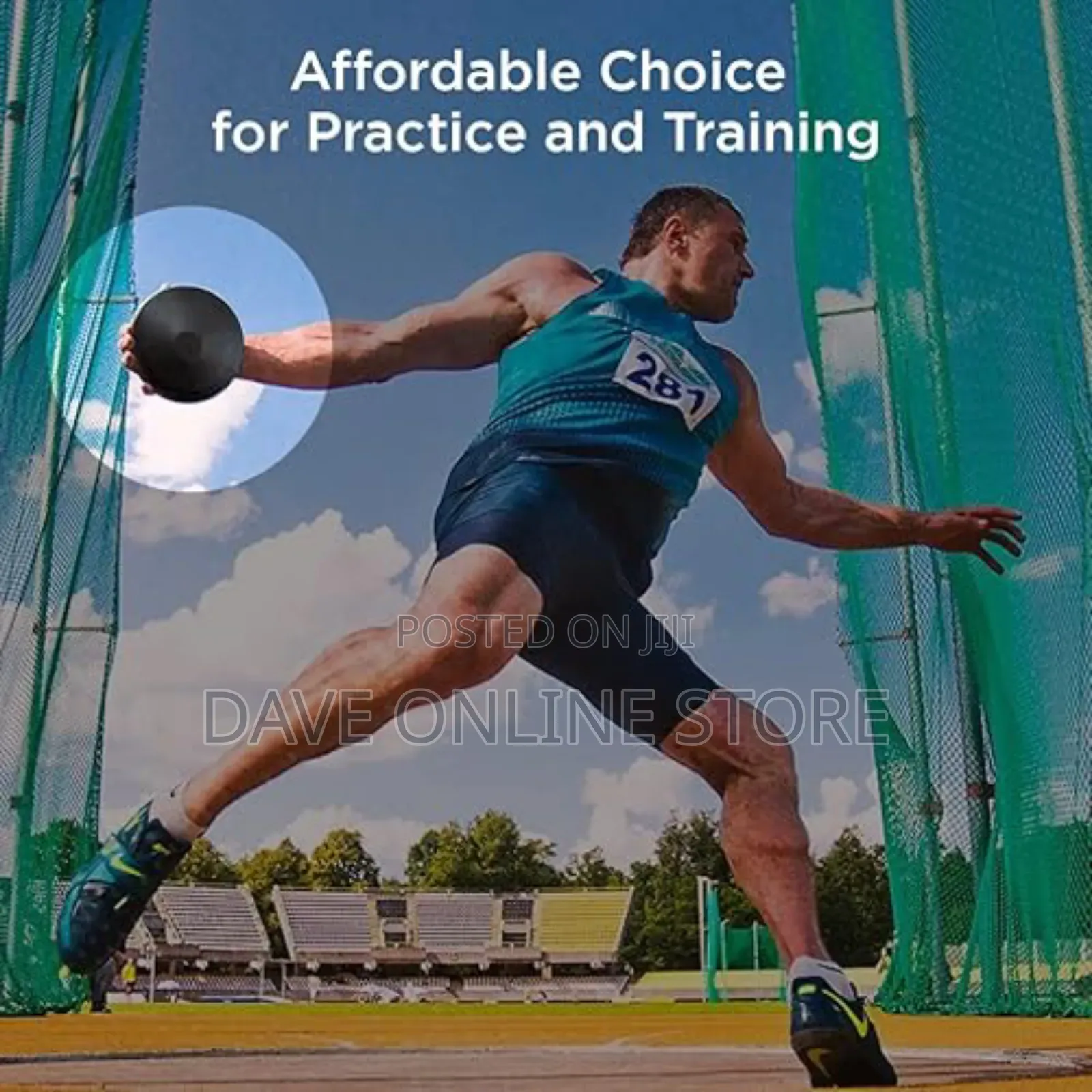 2kg Throw Rubber Discus