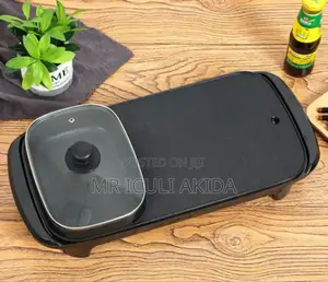 2in1 Multi-function Electric Long Hot Pot Grill