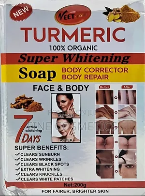AUTHENTIC Veetgold Turmeric Super Whitening Body Repair Soap