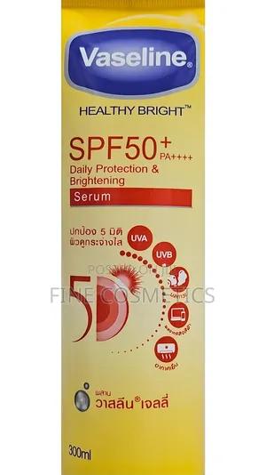 Vaseline Health Bright Spf50 Pa+ Brightening Serum Sunscreen