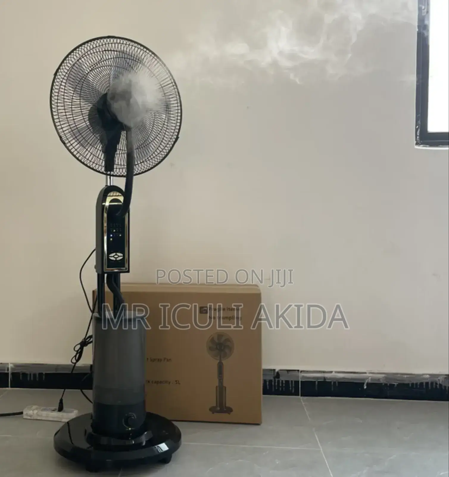 Self Oscillation Remote Silent 3speed Air Cooler Mist Fan