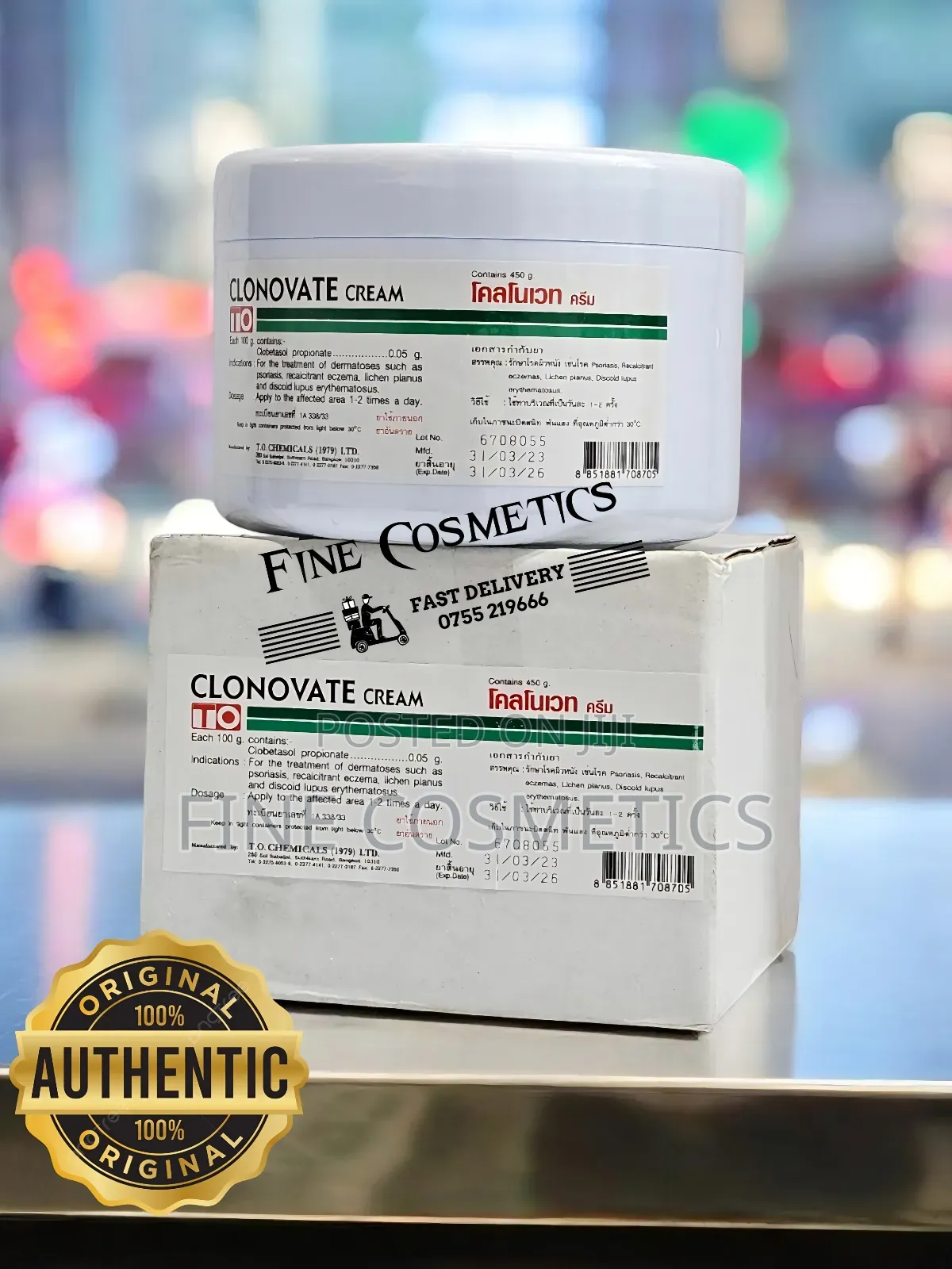 ORIGINAL CLONOVATE CREAM, Skin Lightening Darkspots Eczema