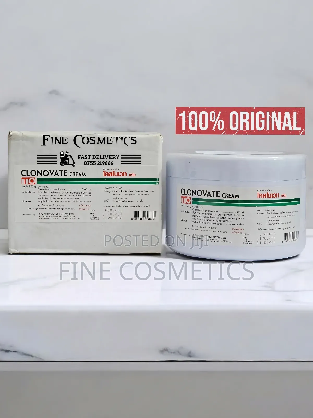 ORIGINAL CLONOVATE CREAM, Skin Lightening Darkspots Eczema