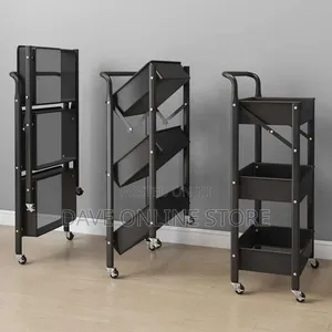 Kitchen Multifunctional Shelf Cart, With Wheels