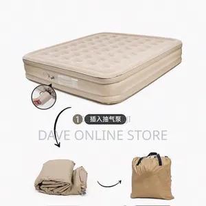 Photo - Latex Inflatable Mattress Topper Bed