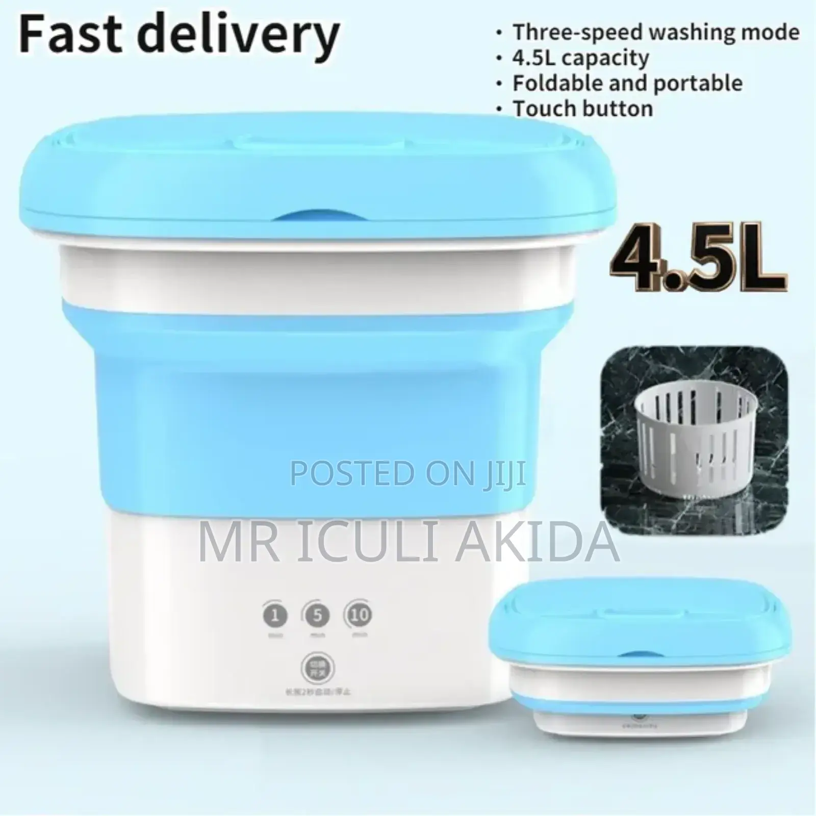 4.5L Foldable Split Mini Panty Electric Washing Machine