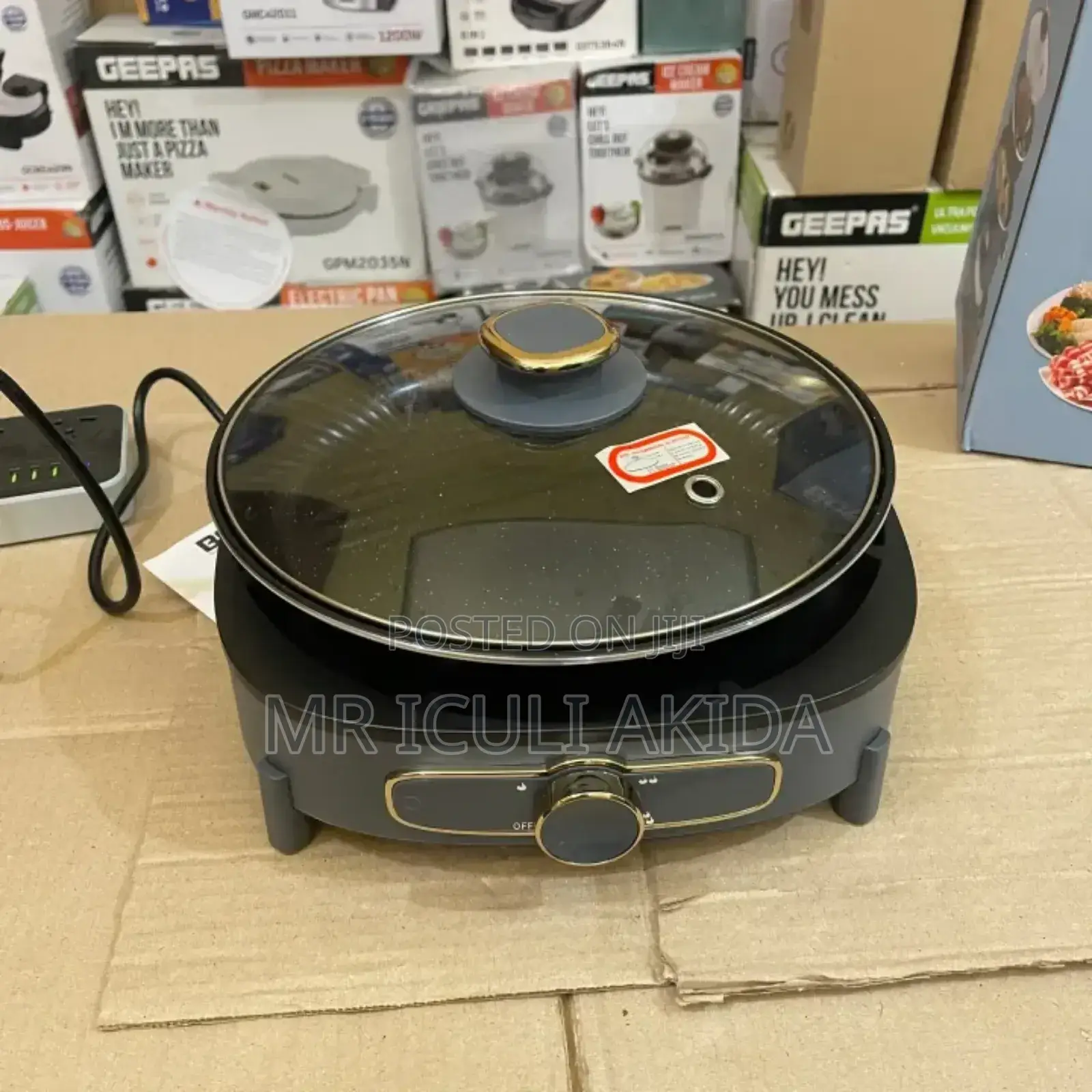 Bomas 5L Split Style Multifunctional Electric Nonstick Pot