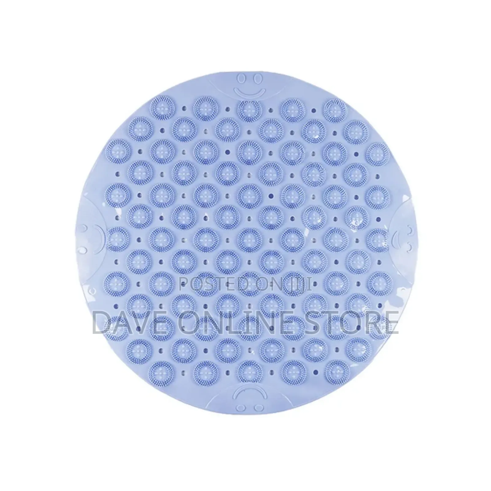 PVC Round Non-Slip Bathroom Mats, Shower Massage Mat