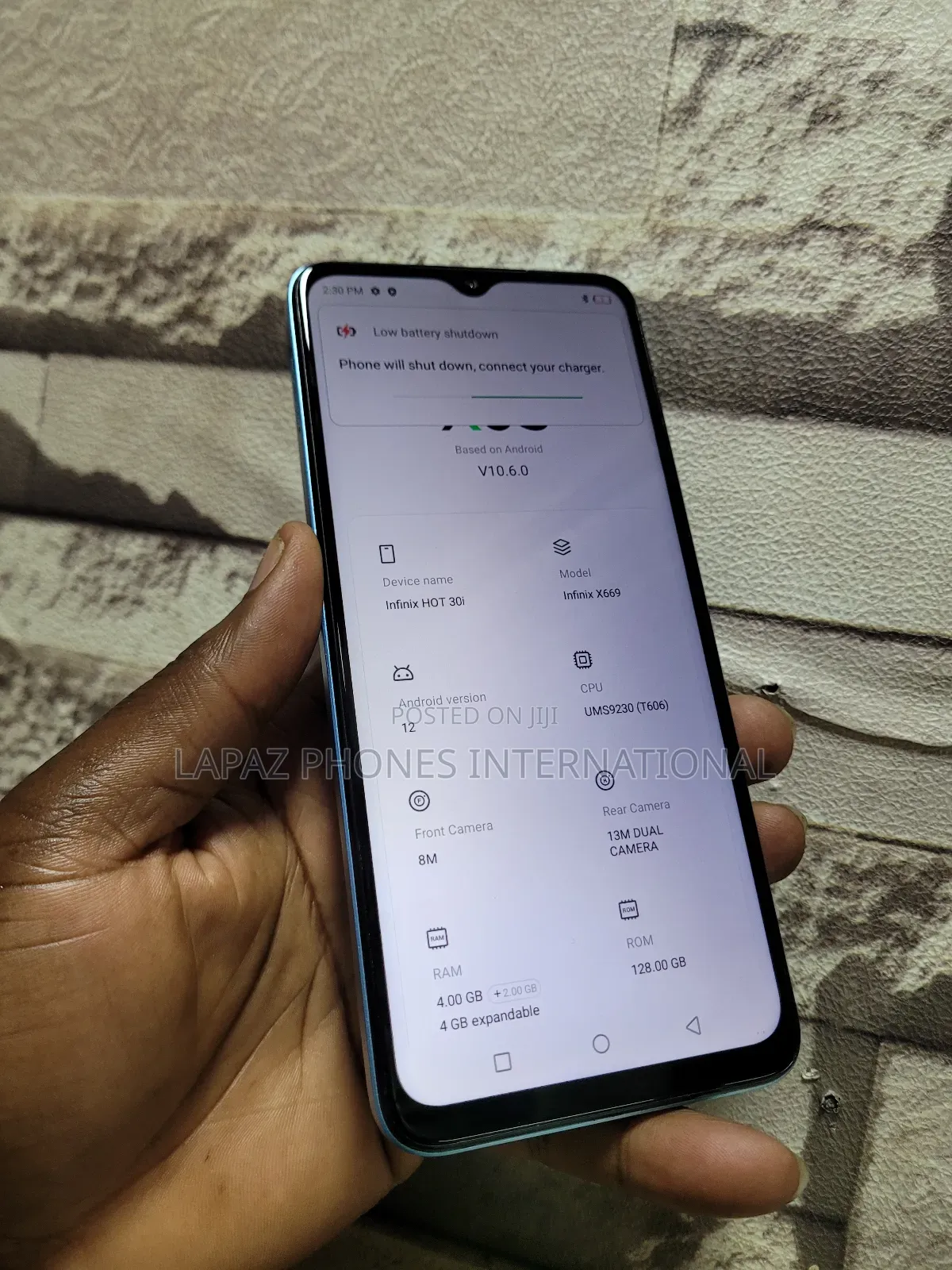 Infinix Hot 30i 128 GB Blue