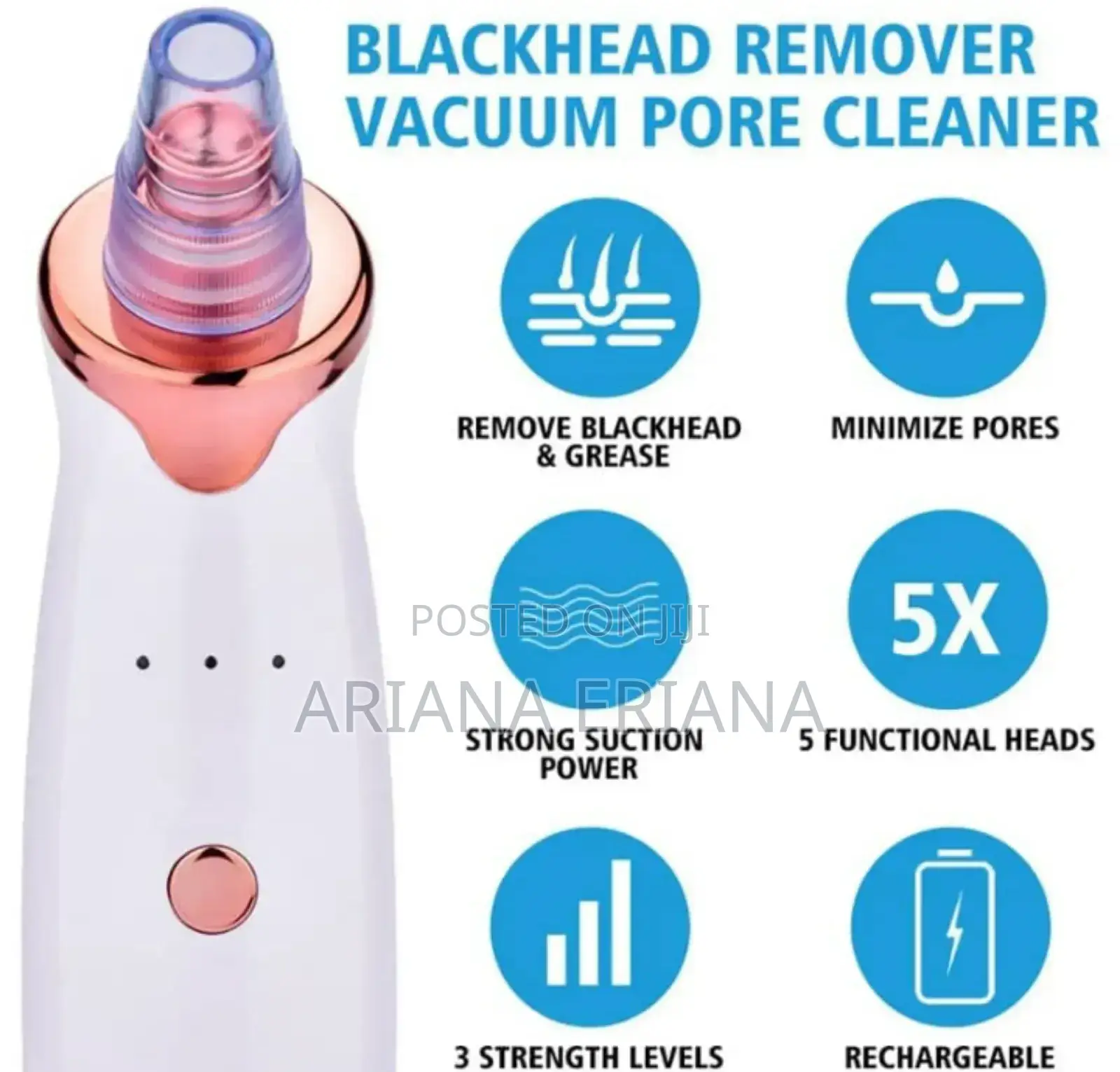 Facial Blackhead Vacuum Pore Cleaner Acne Cleanser