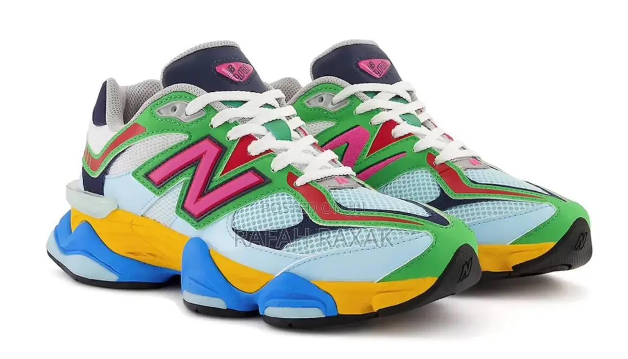 Original New Balance 9060 Beach Glass Multi Colored Sneaker