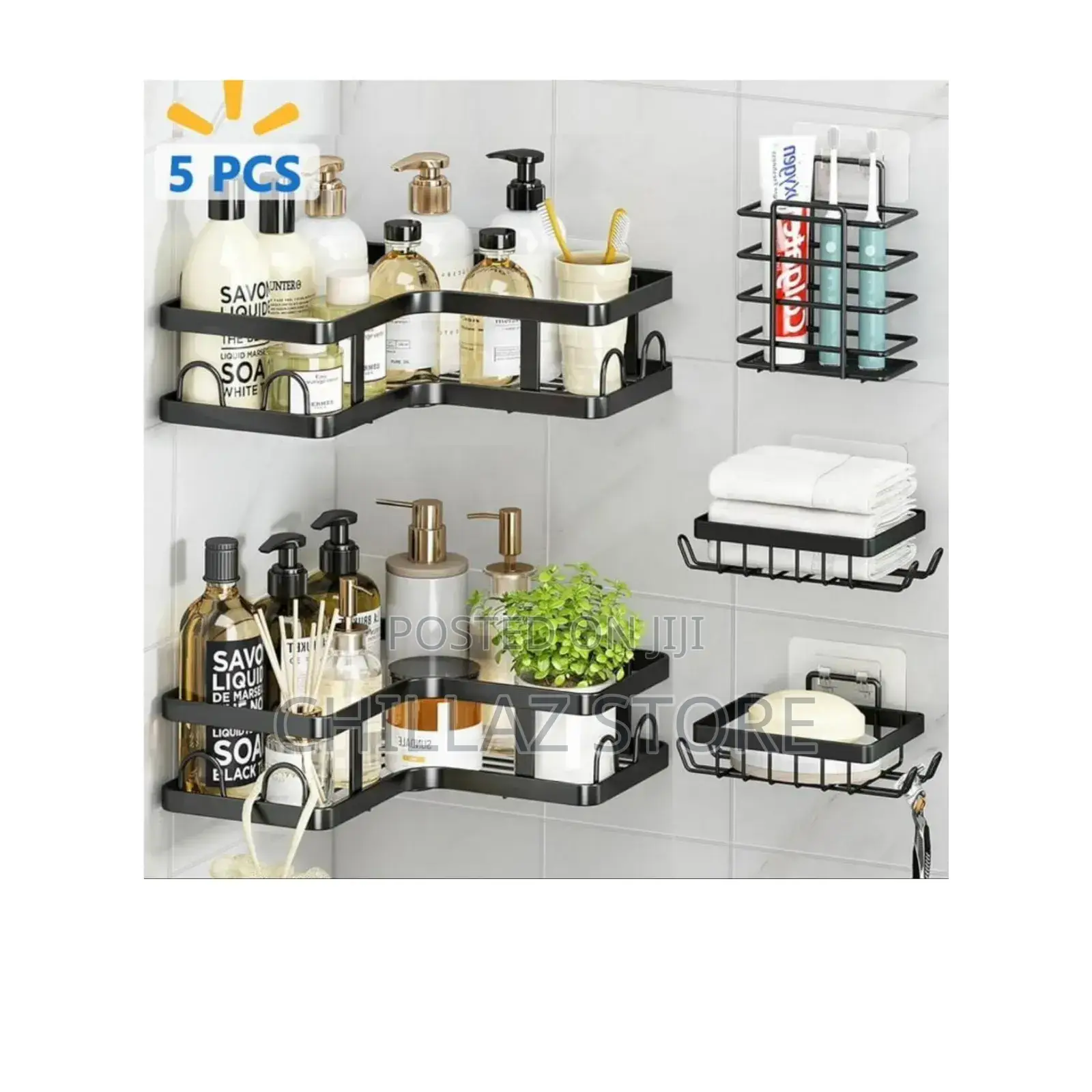 5 PCS Bathroom Shower Caddy.