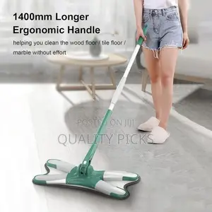 Spin Lazy Floor Mop X-Type Automatic Flat Squeeze Mop