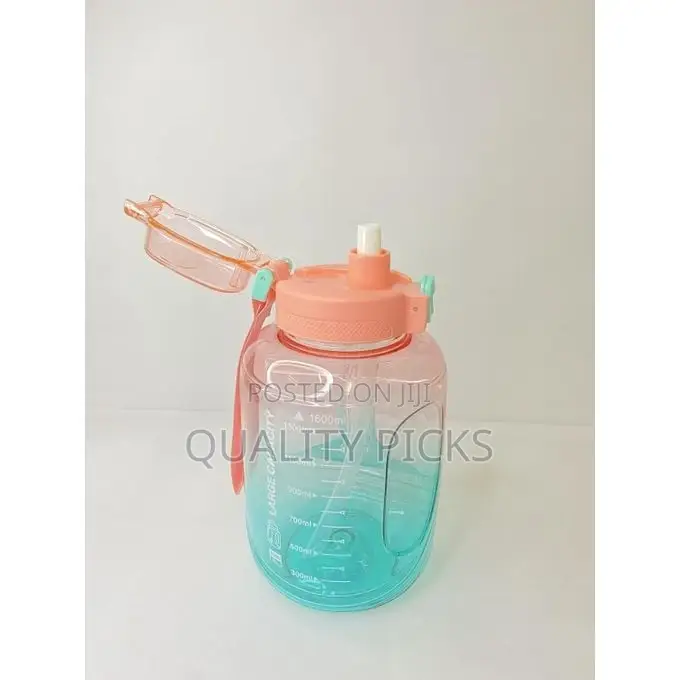 1 Piece of Half Gallon Sports Water Bottle With Carry