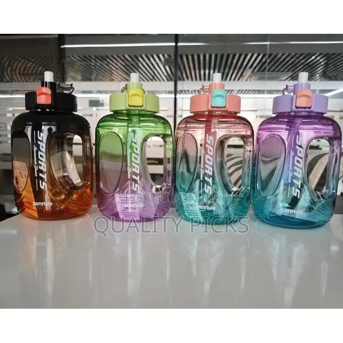 1 Piece of Half Gallon Sports Water Bottle With Carry