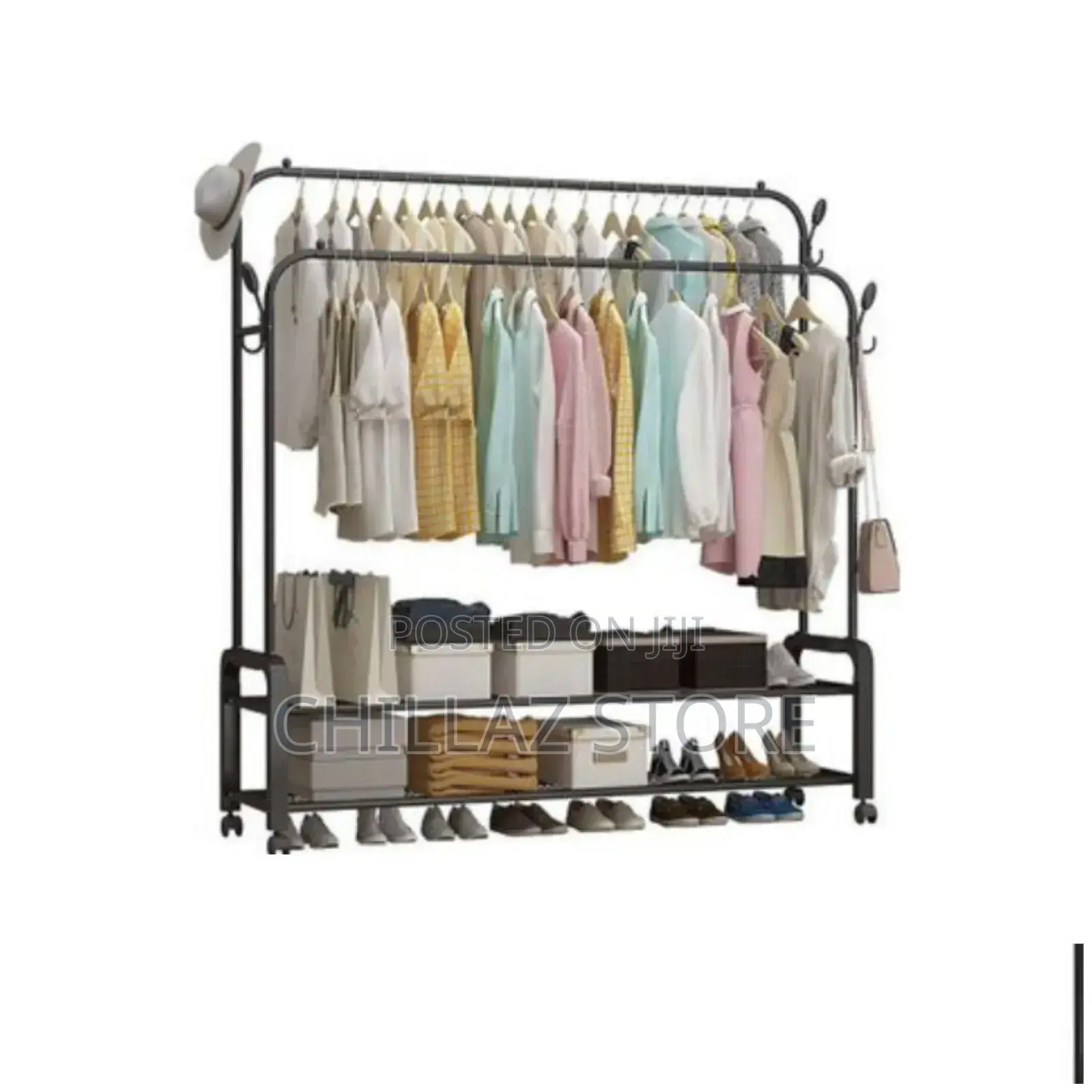 Multipurpose Clothes Hanger Rack.