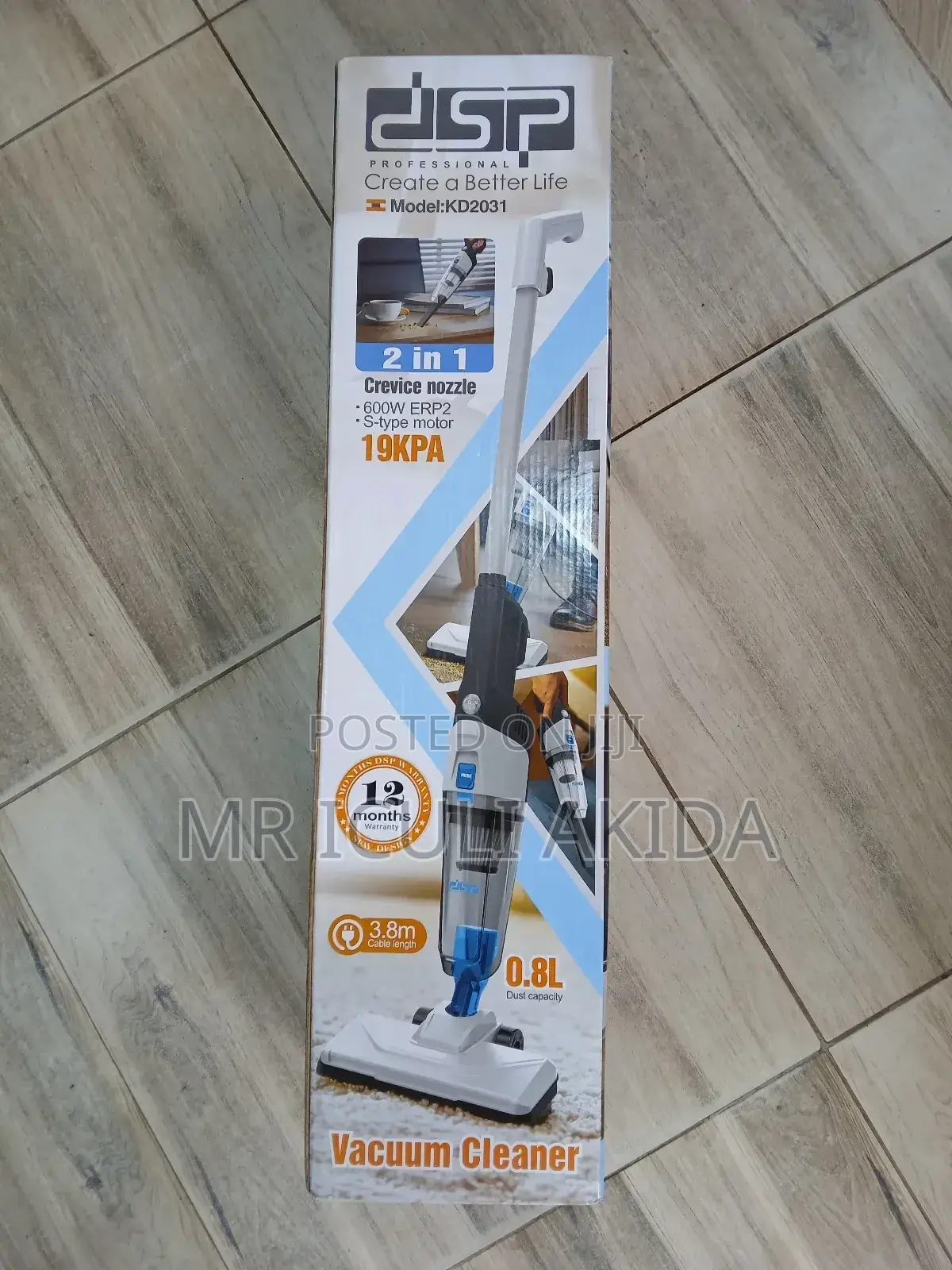 600w S-Type Motor DSP 2in1 Crevice Nozzle Vacuum Cleaner