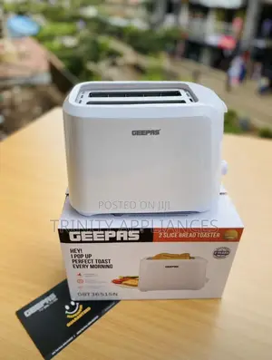 Geepas 2 Slice Bread Toaster GT36515N
