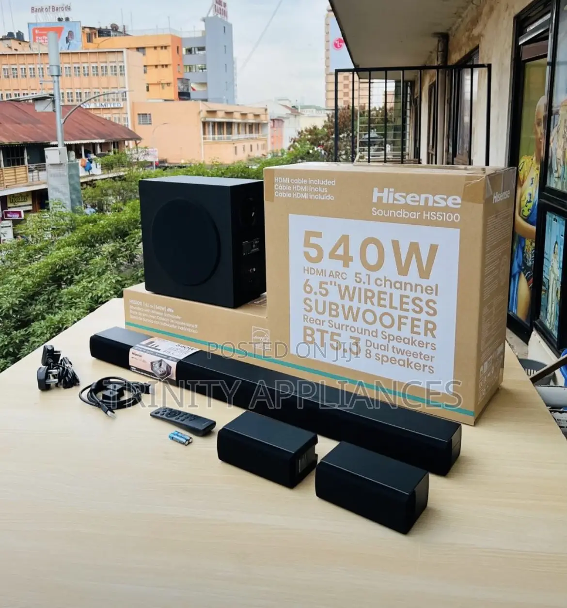 Hisense Hs5100 Soundbar | 5.1 Channel Soundbar