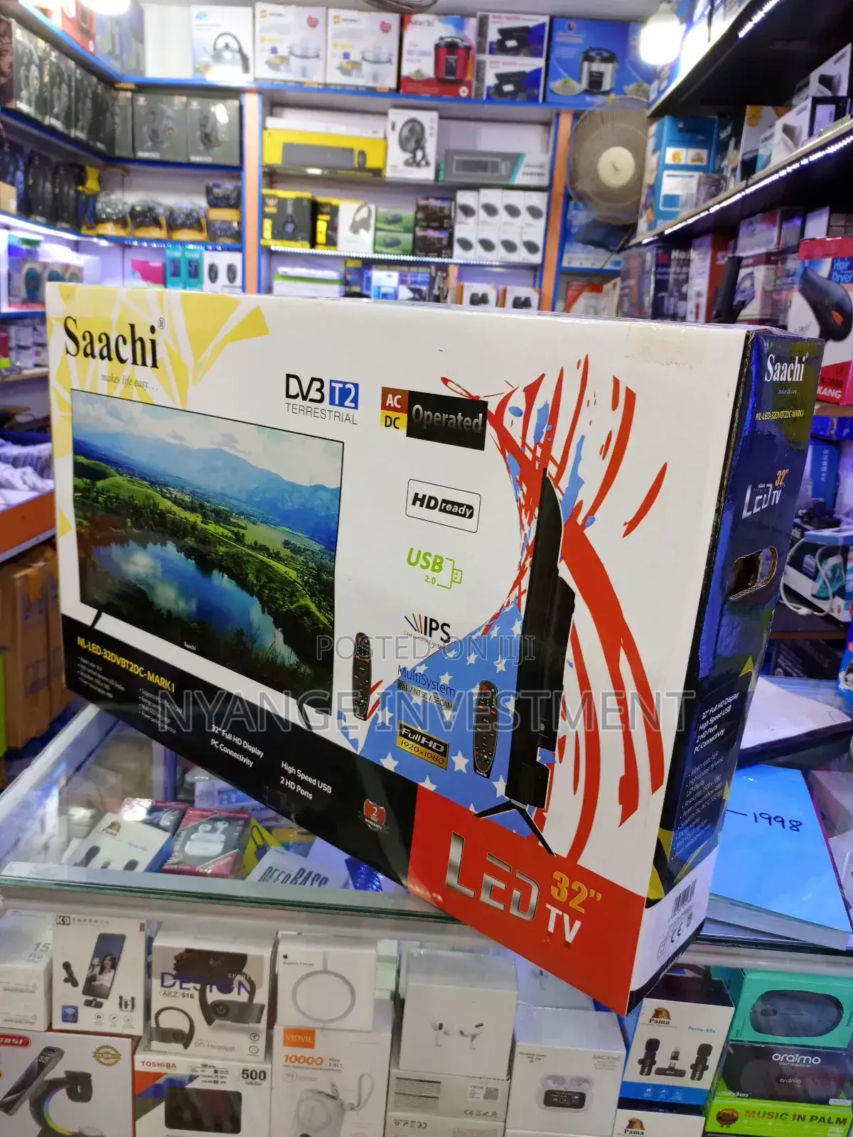 Saachi Led Tv 32 Inches. Television Sachi
