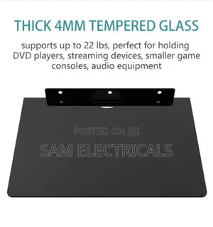 Decorder/DVD Glass Wall Mount