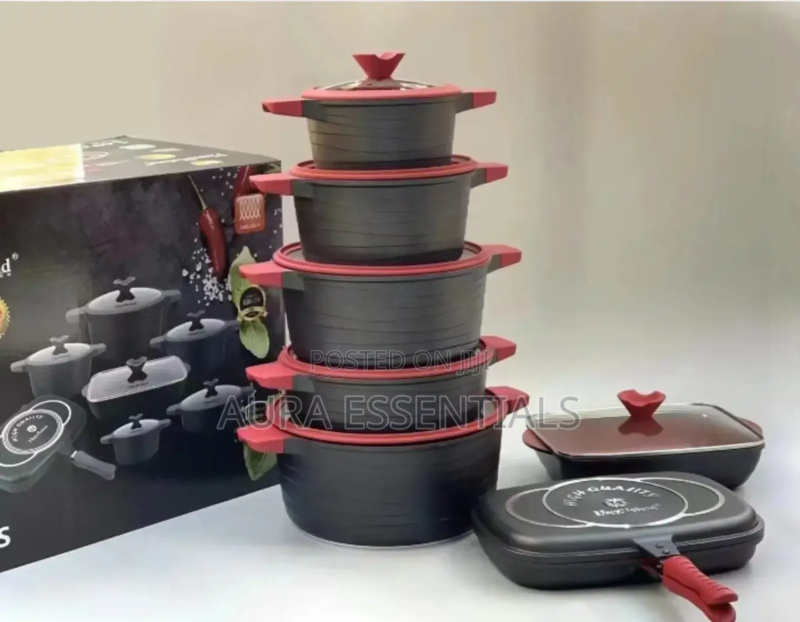 Aluminum Die-Cast Cookware Set