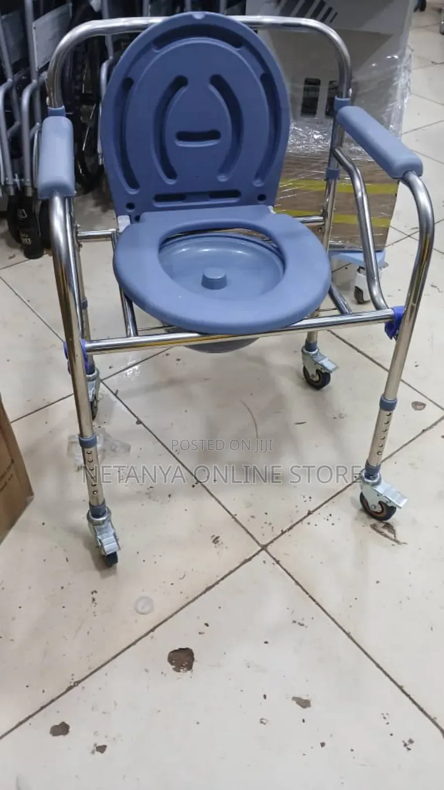 Adjustable Adult Potty With Wheels