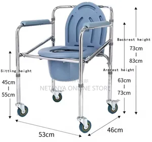 Adjustable Adult Potty With Wheels