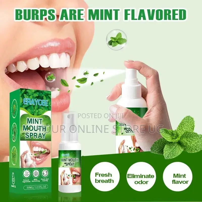 2pcs Eraycee Mint Mouth Spray – Fresh Breath Daily (30ml)