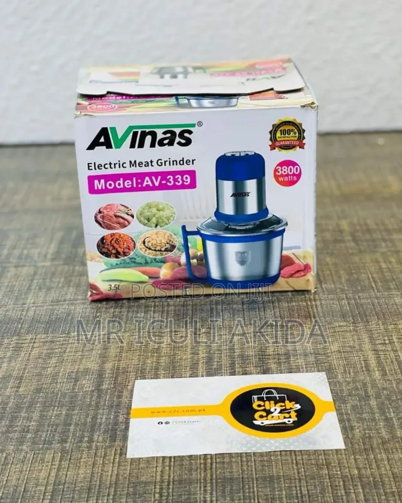 Avnas 3L Electric Meat Grinder Mincer Food Vegetable Chopper